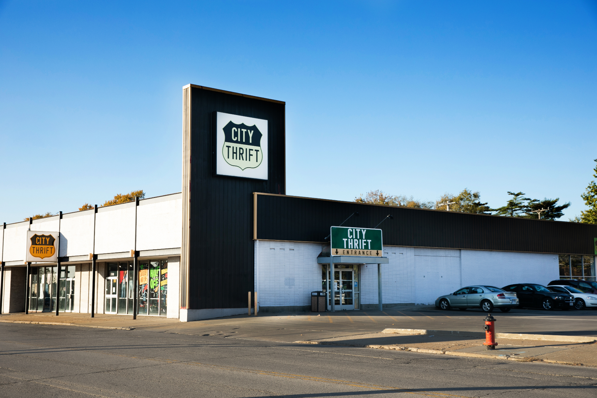 The City Thrift Waldo storefront on Wornall Road in Kansas City